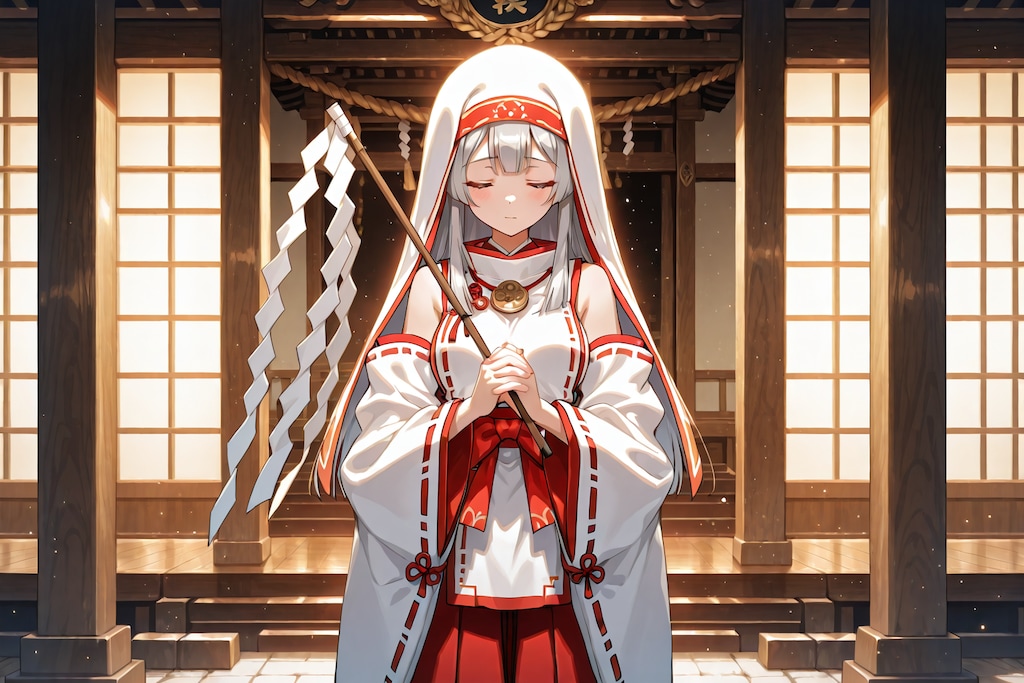巫女さん4