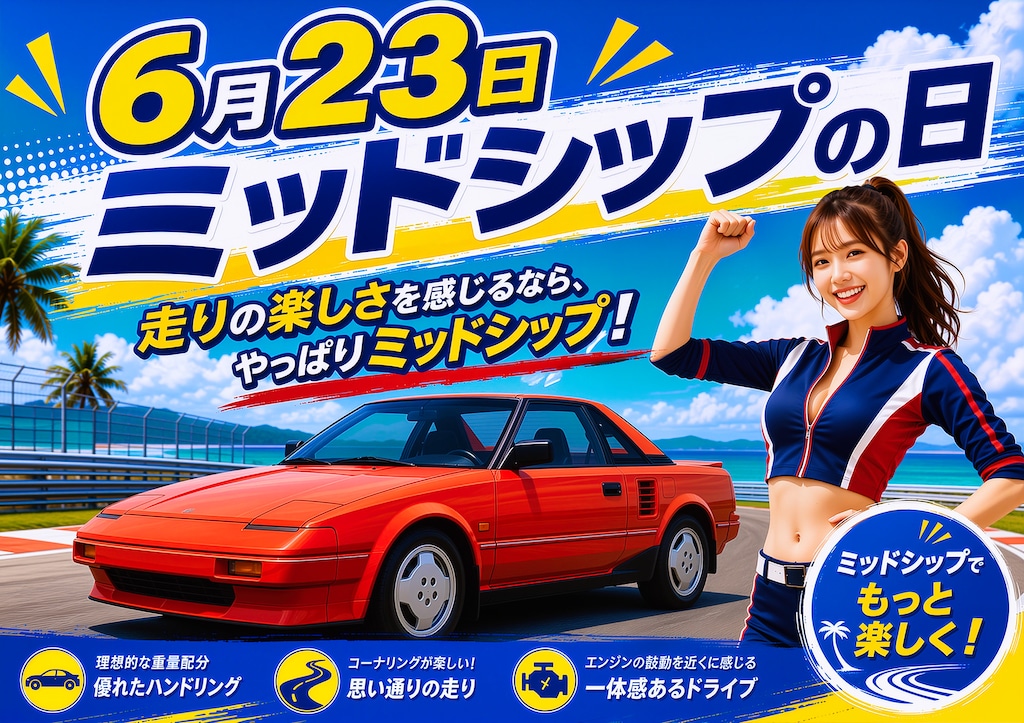 今日の１枚(6月23日)ミッドシップの日