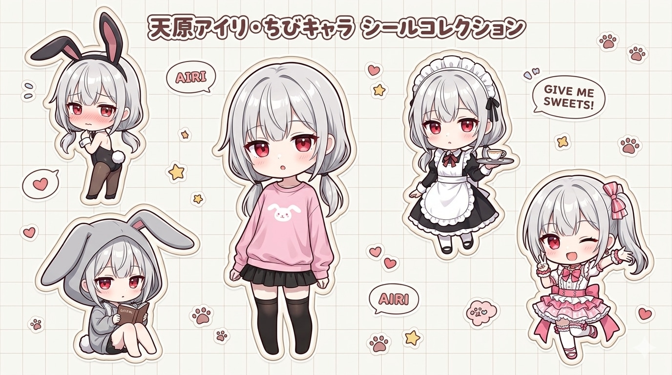 アイちゃんシール | の人気AIイラスト・グラビア