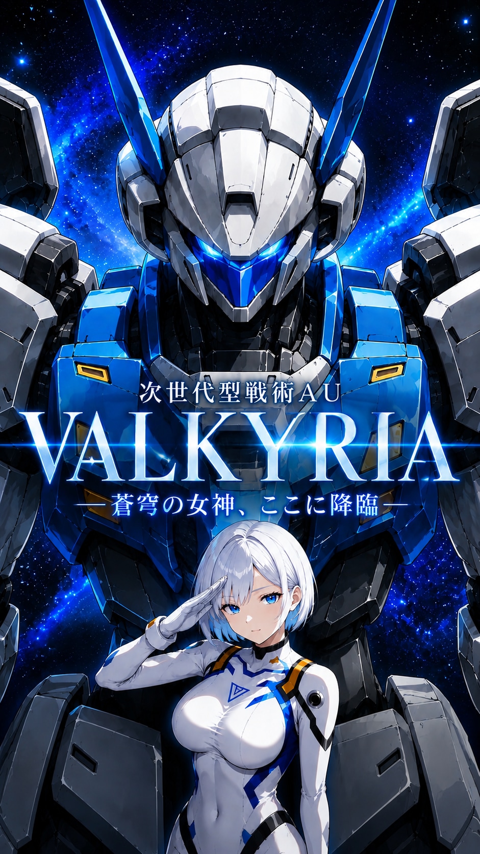 蒼穹のフロンティア『次世代型戦術AU ヴァルキリア』 | の人気AIイラスト・グラビア