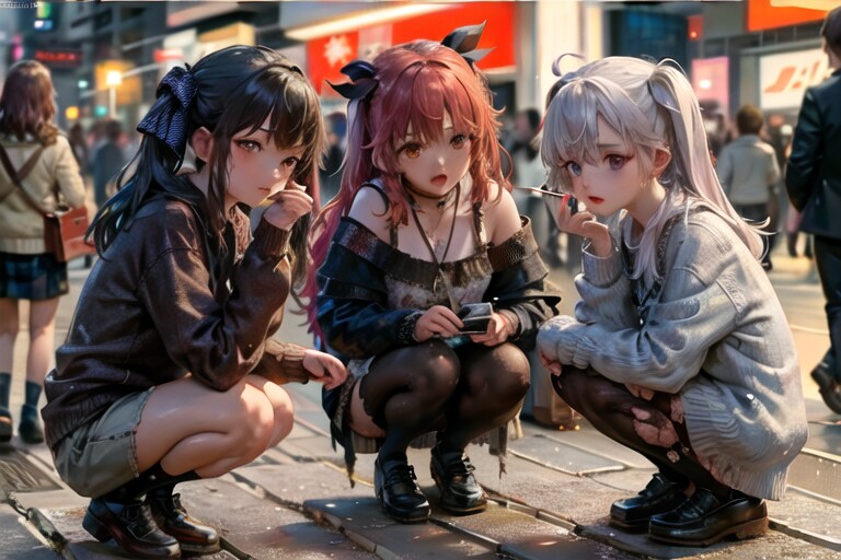 トー横の少女達