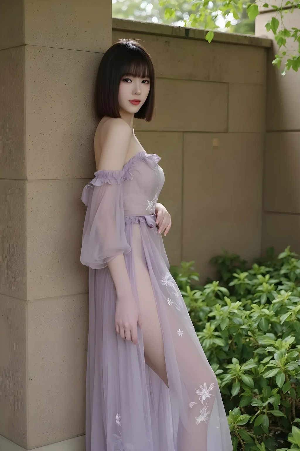 ドレスの女