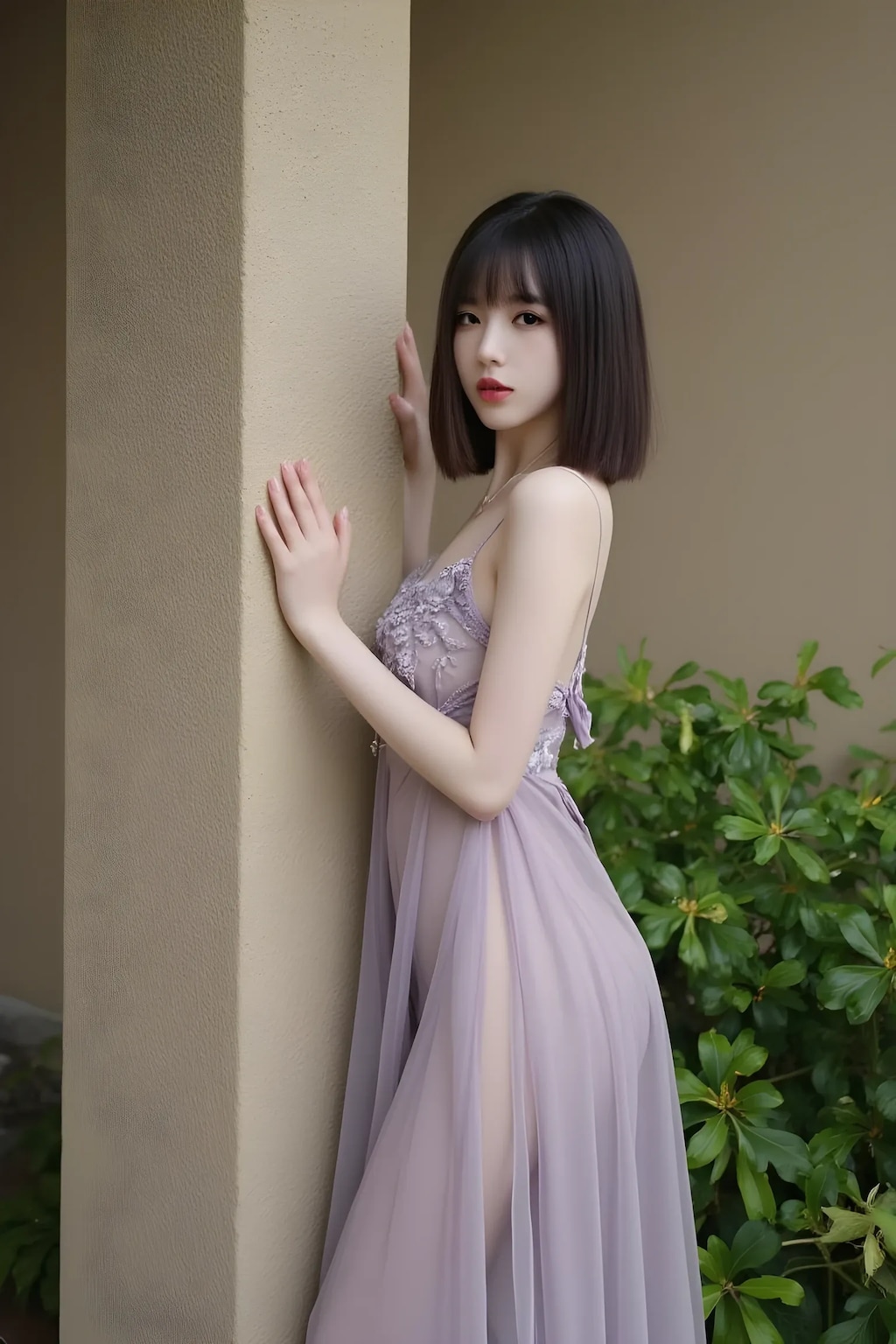 ドレスの女