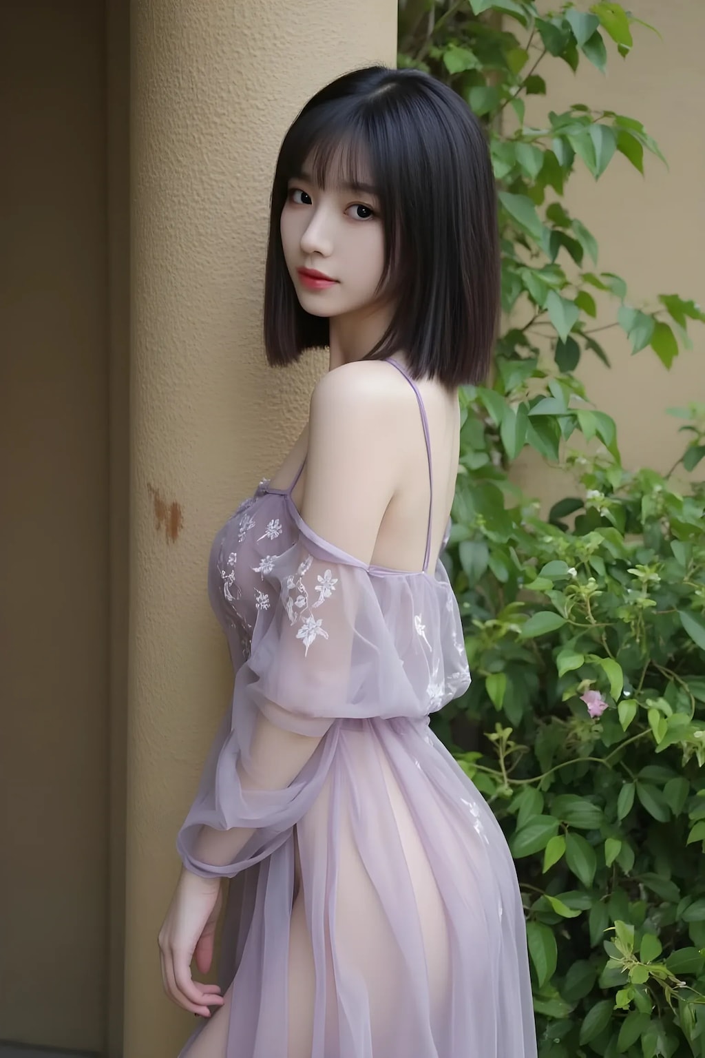 ドレスの女