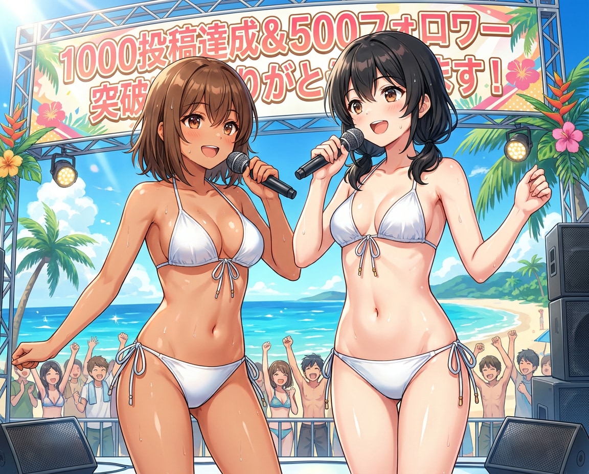 1000投稿達成&500フォロワー突破ありがとうございます！