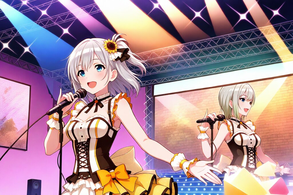 灰髪ボブの歌姫