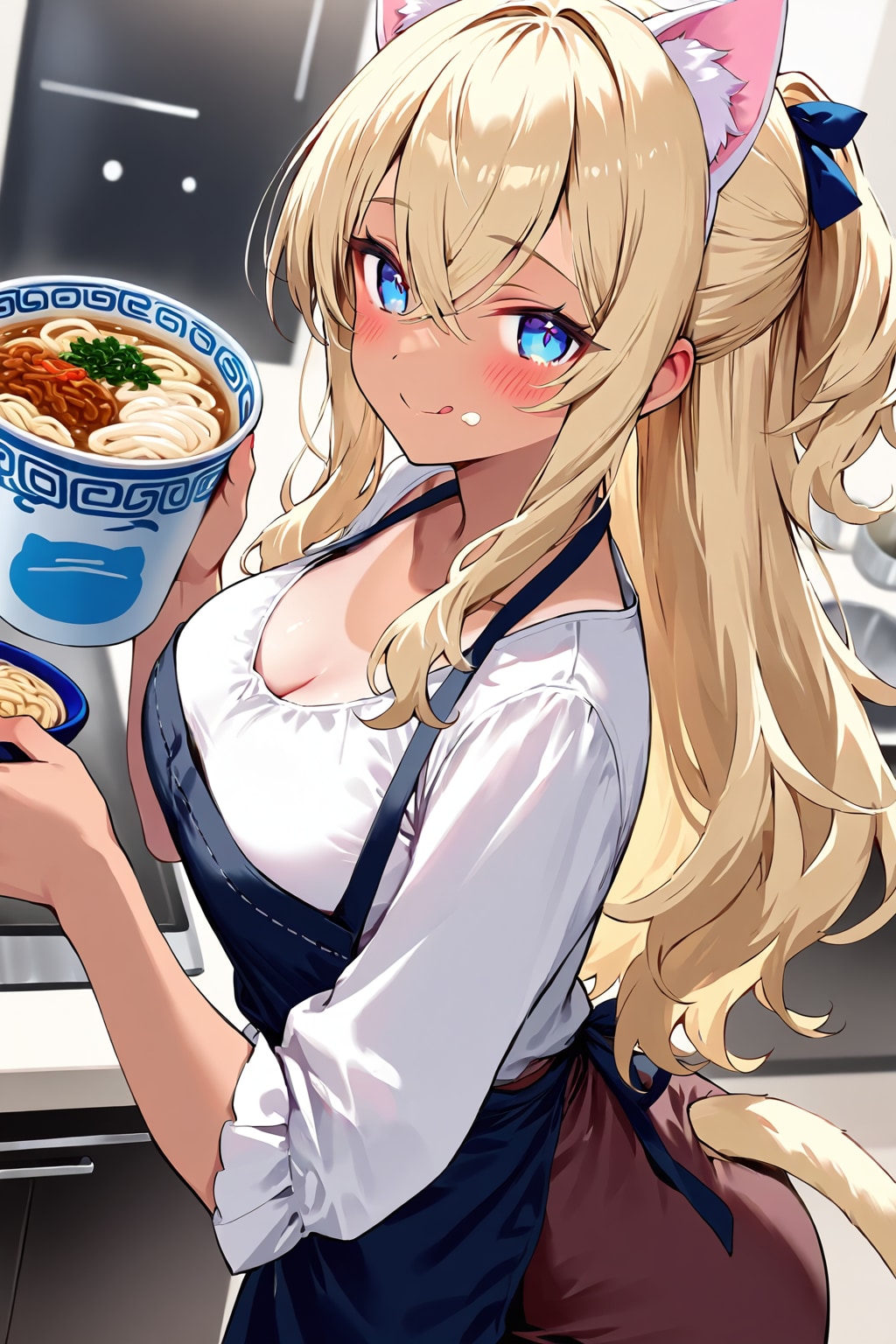 粉の日の金髪ちゃん