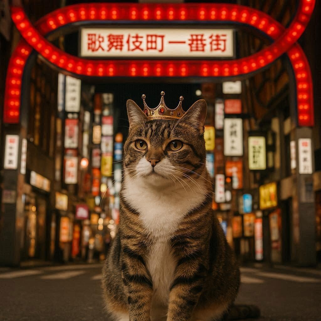 歌舞伎町の女王になった猫