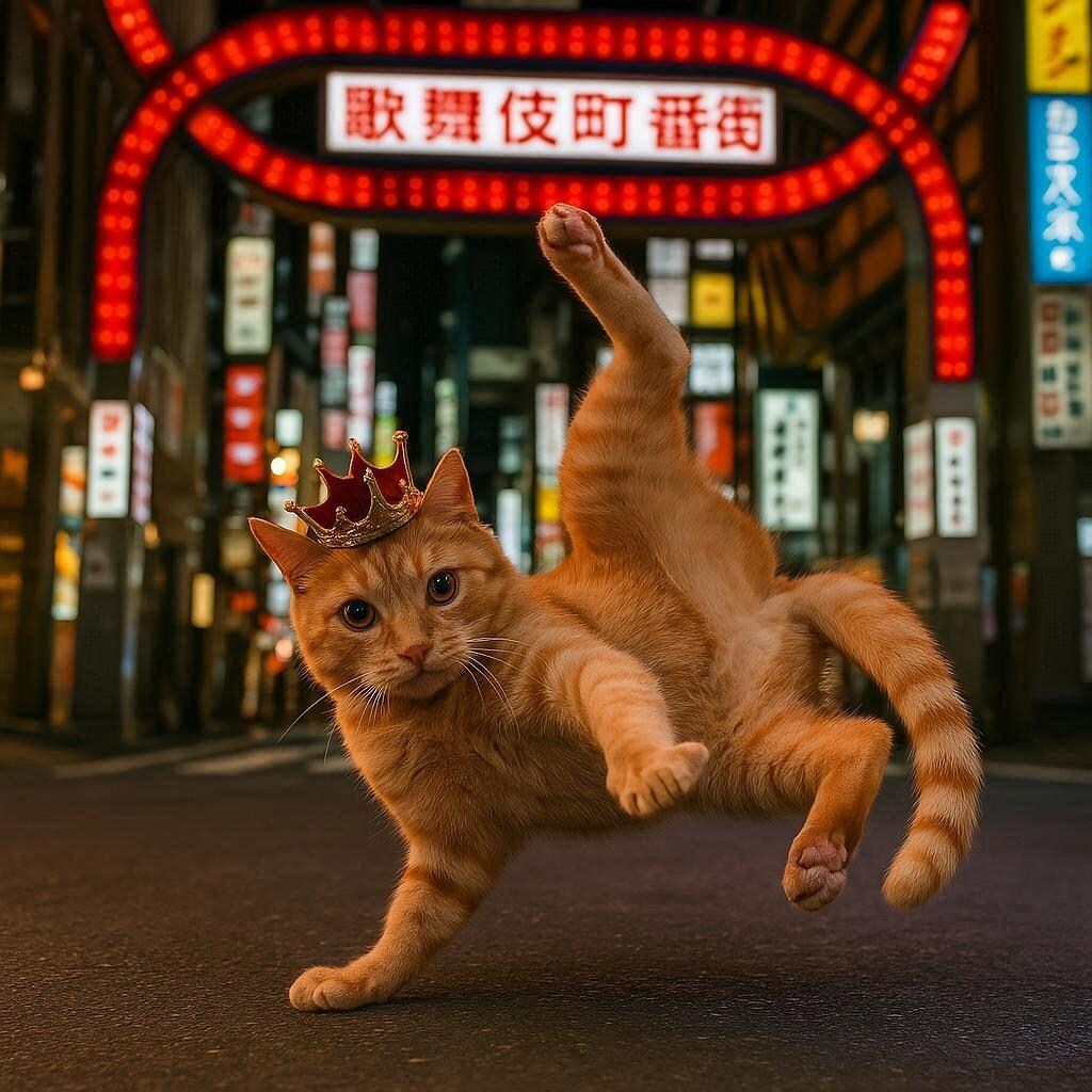 歌舞伎町の女王になった猫