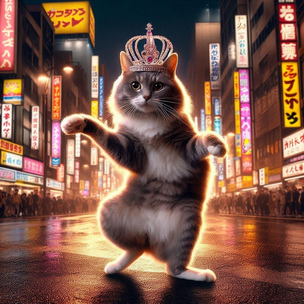 歌舞伎町の女王になった猫