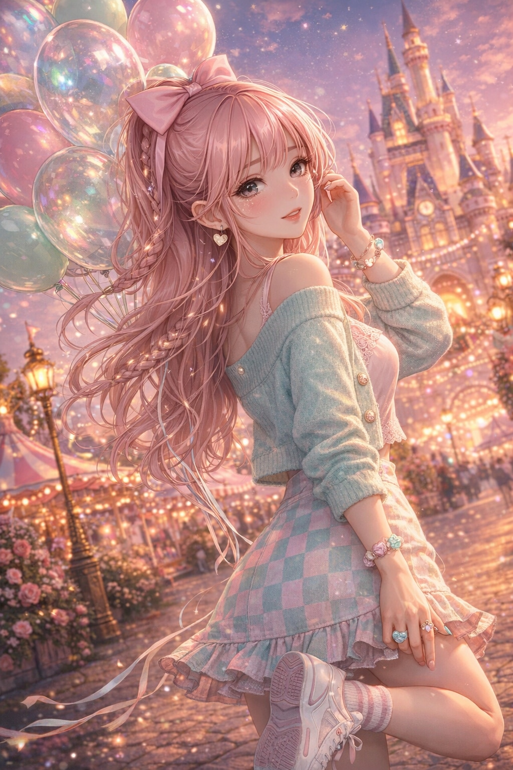 落果ちゃんは、ミントの風に乗って不意打ちを狙うのですッ♡