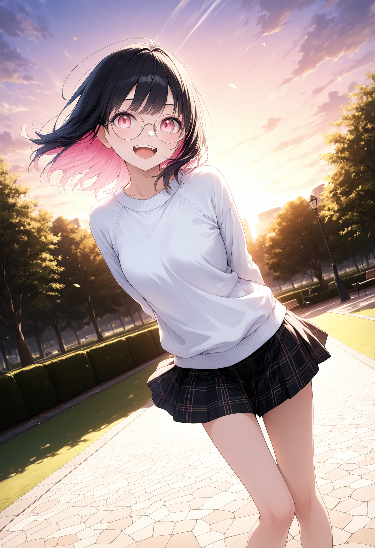 黒髪メガネ