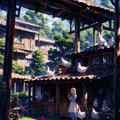 鶏好きな少女 5枚目