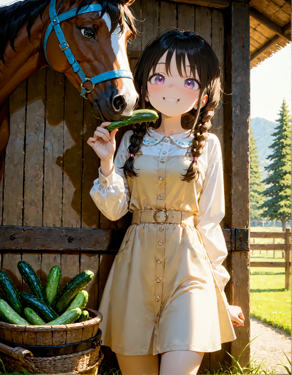 今日は飼育の日。良いきゅうりの日