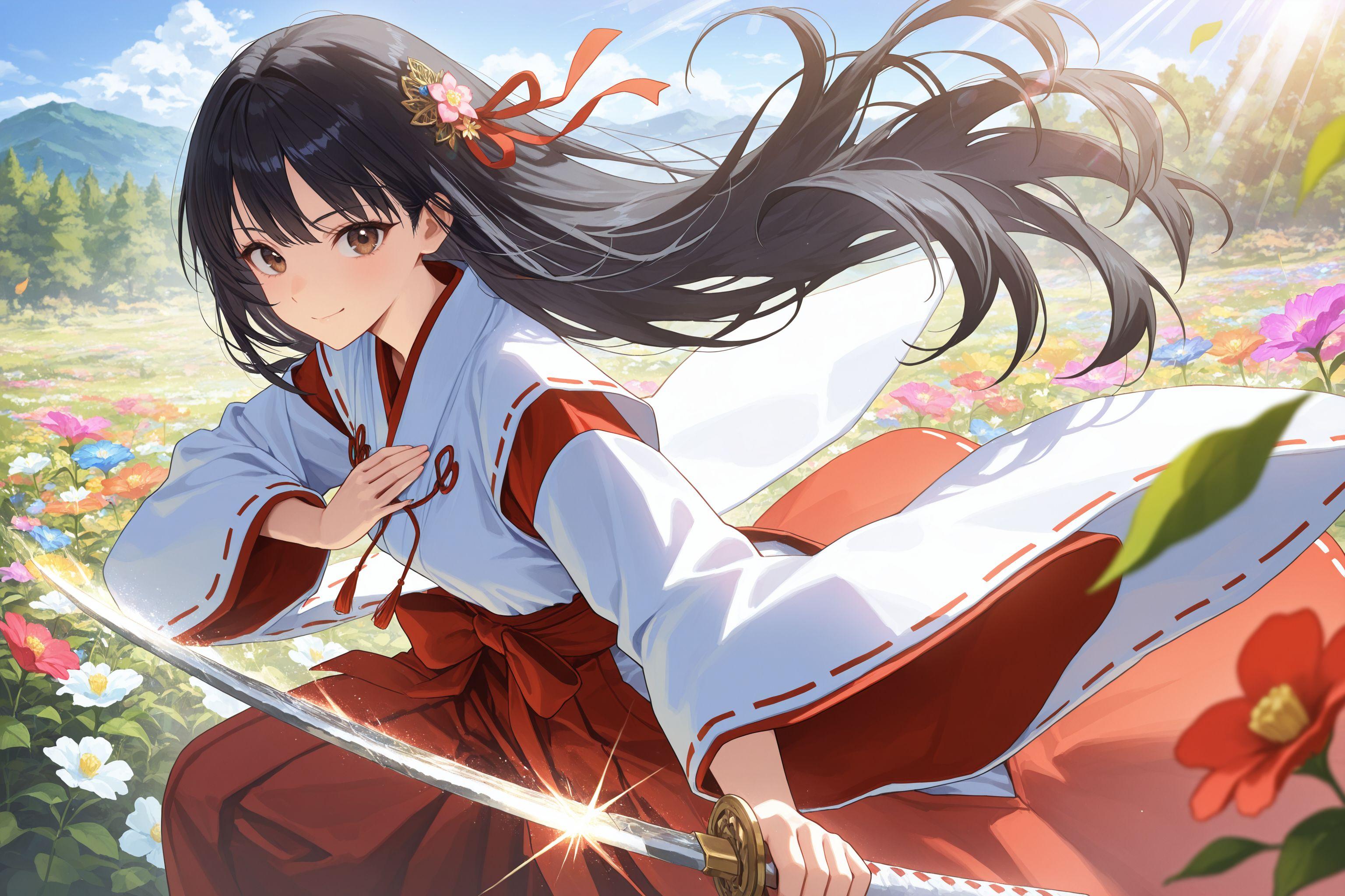 異世界神社の巫女さん | の人気AIイラスト・グラビア