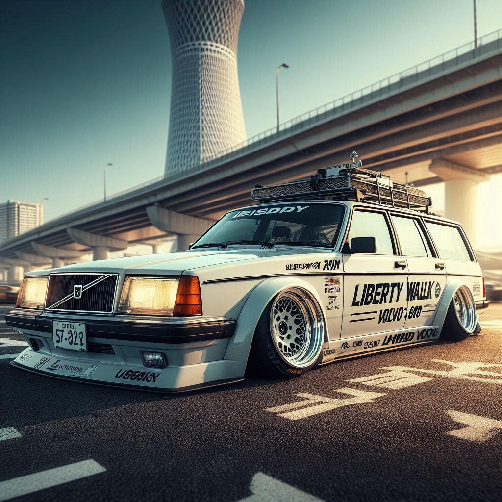 リバティーウォークボルボ850エステート | の人気AIイラスト・グラビア