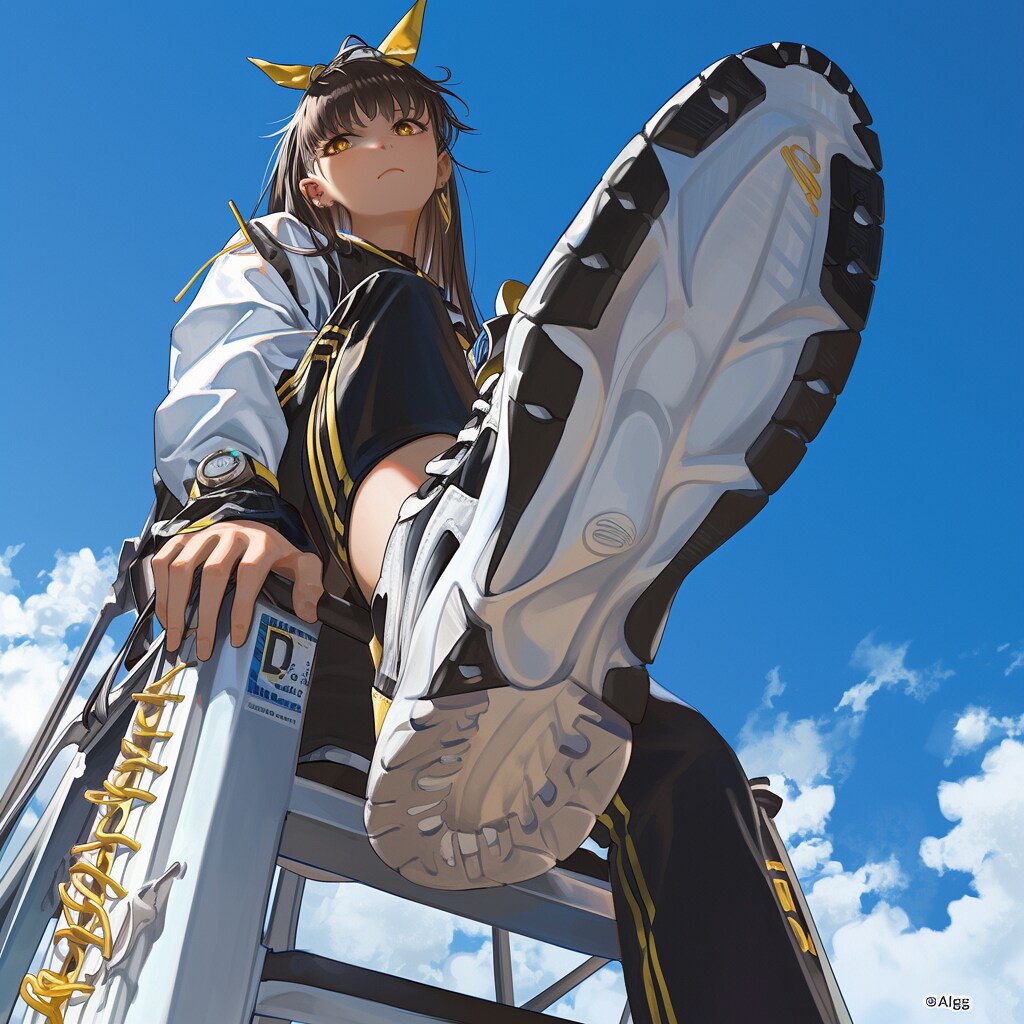 スニーカーを履いた狼