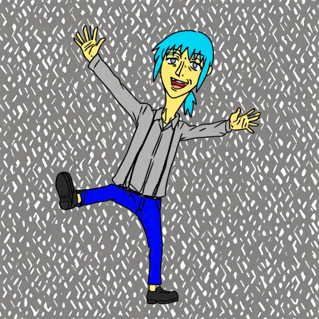 ブルーぽにダリアちゃん_DAISY | の人気AIイラスト・グラビア