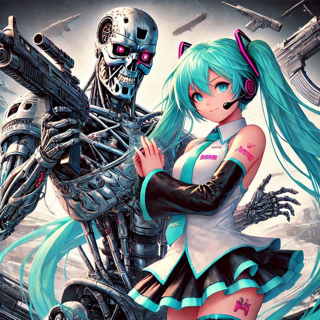 ターミネーターと初音ミク