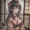 和装な女の子 3枚目
