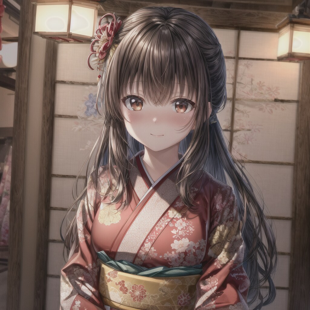 和装な女の子