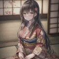 和装な女の子 5枚目