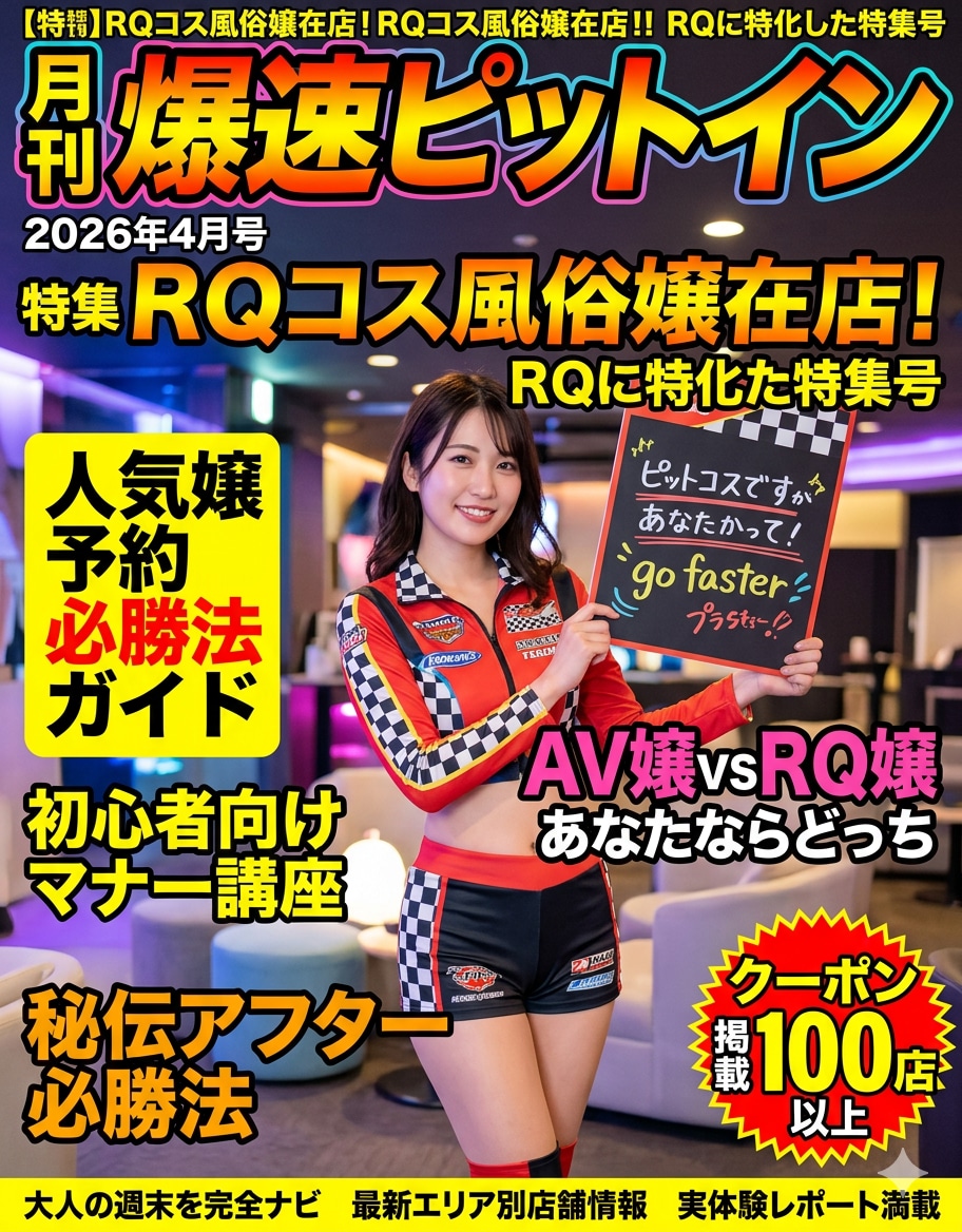 レースクイーンのお姉さまの風俗雑誌風
