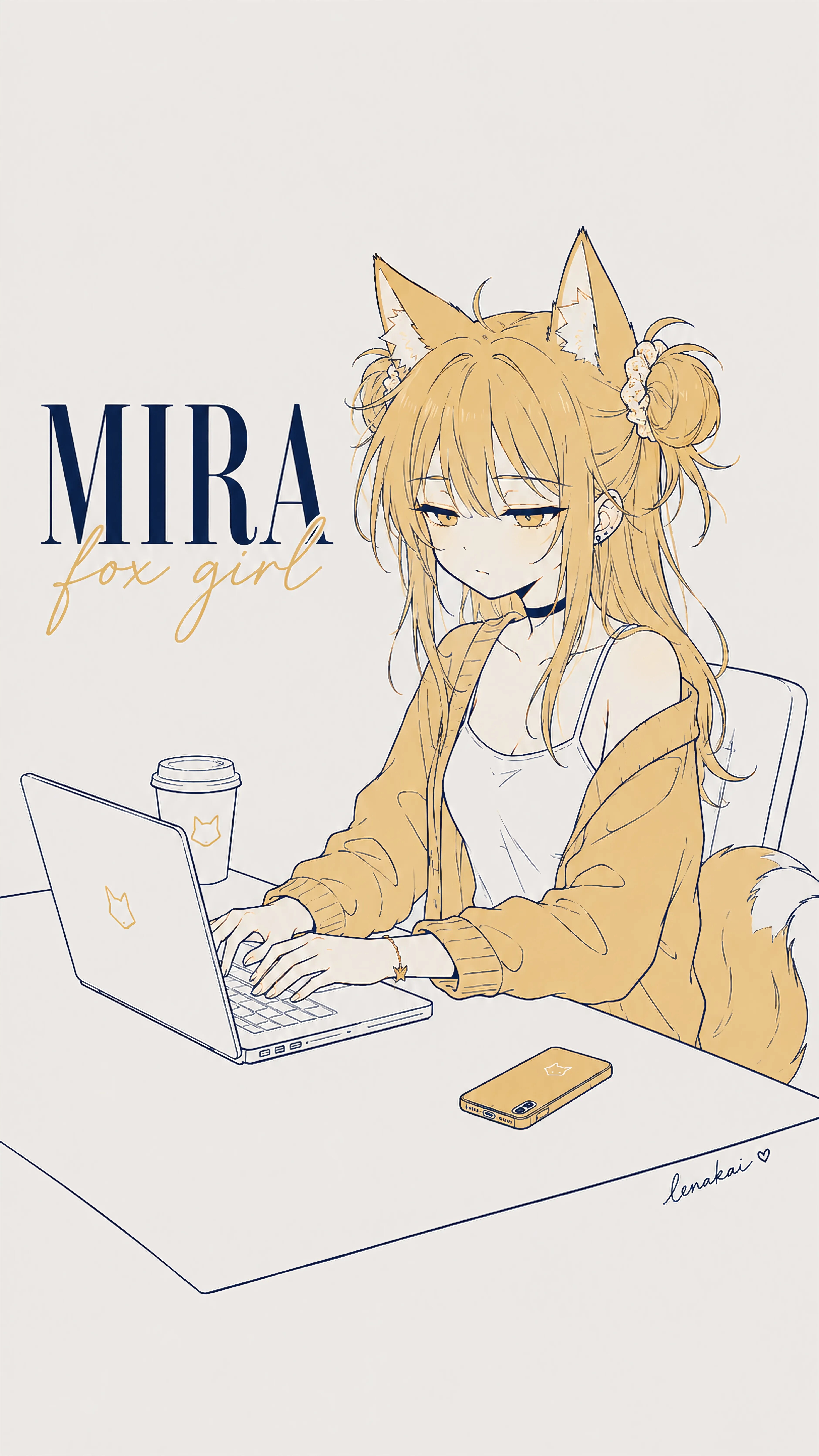 Late-Night Coding with Mira | の人気AIイラスト・グラビア