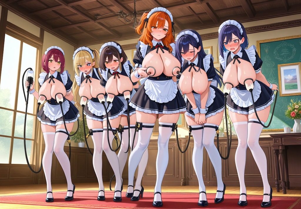 今日のメイド搾乳
