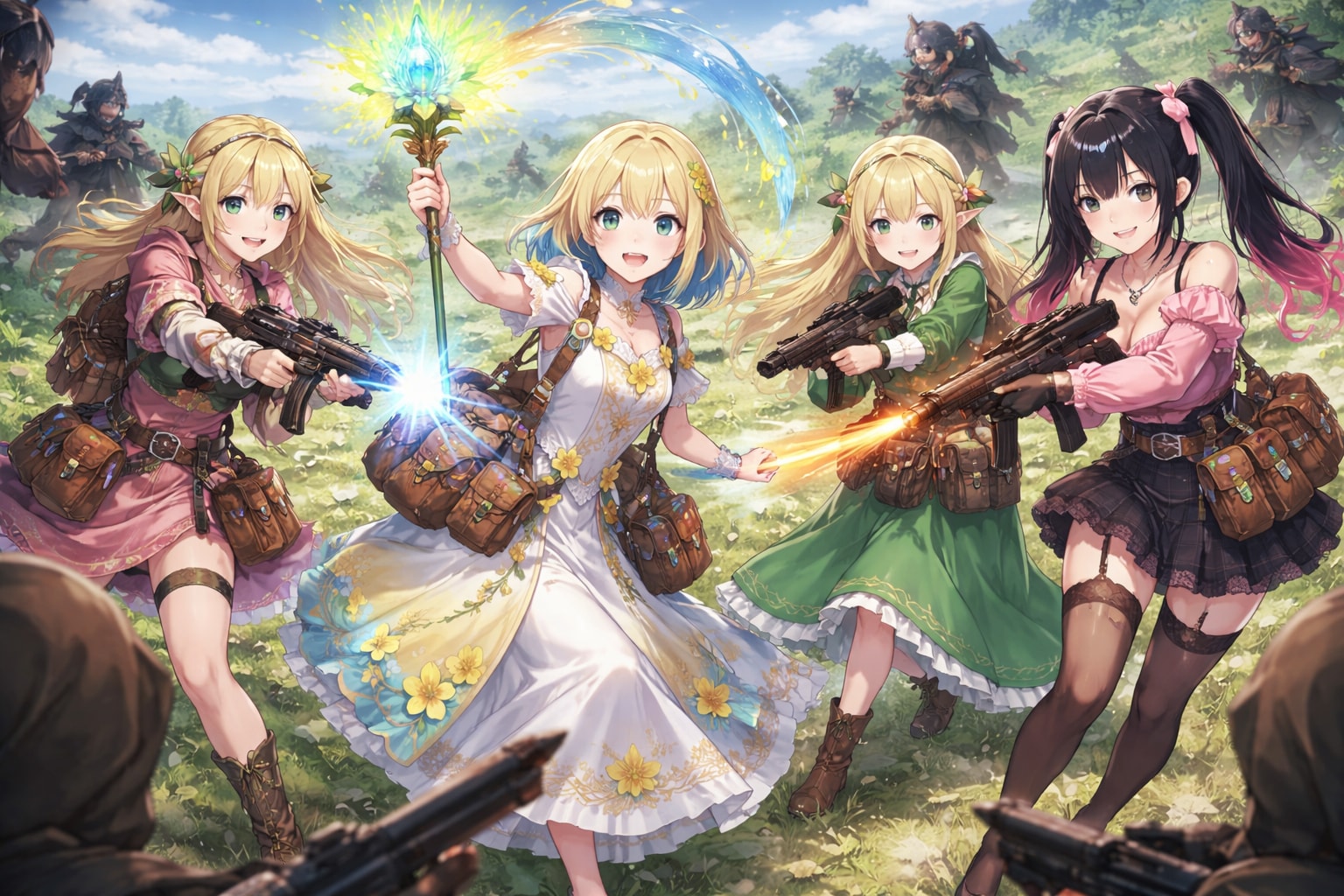 異世界で盗賊退治 | の人気AIイラスト・グラビア