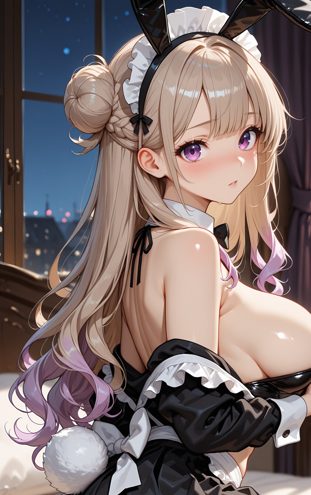 バニーメイド、見にきて…🐰