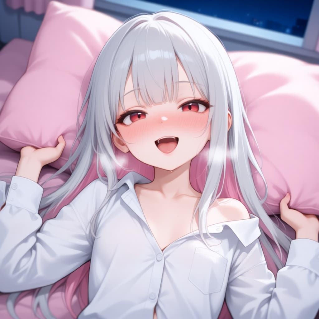 後　白髪貧乳吸血姫