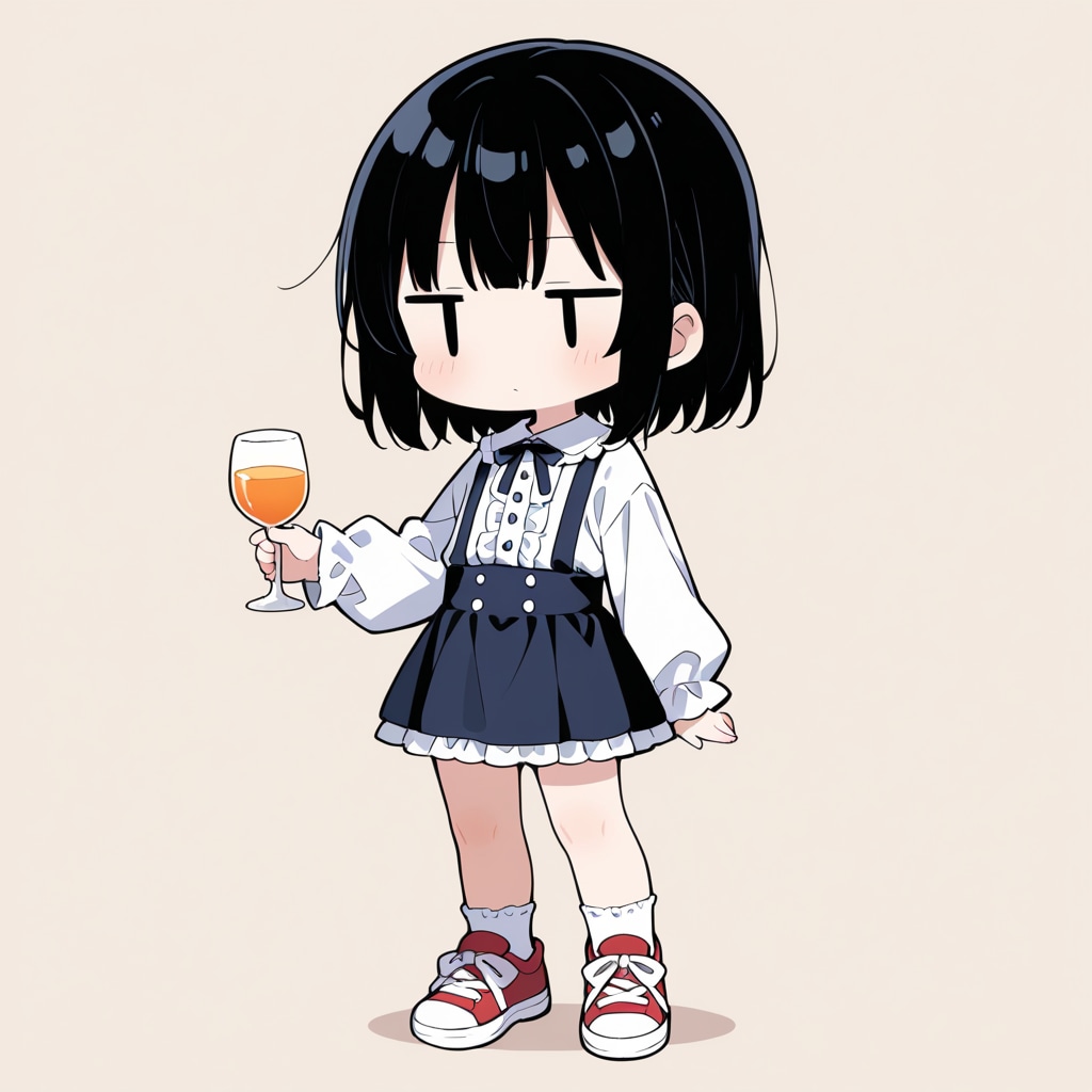 ワイングラスを持ってみる | の人気AIイラスト・グラビア