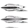 유선형 우주 항행선의 디자인 예 2枚目