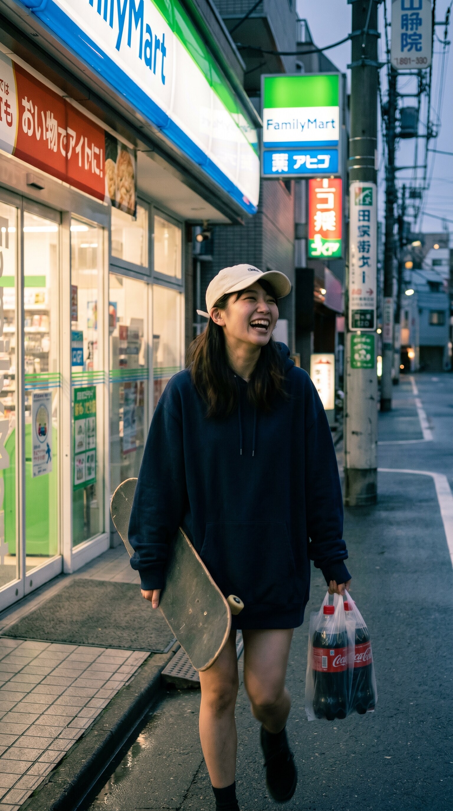 Convenience Store Twilight Run | の人気AIイラスト・グラビア