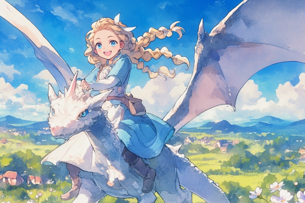 ドラゴンと少女（竜騎士）69