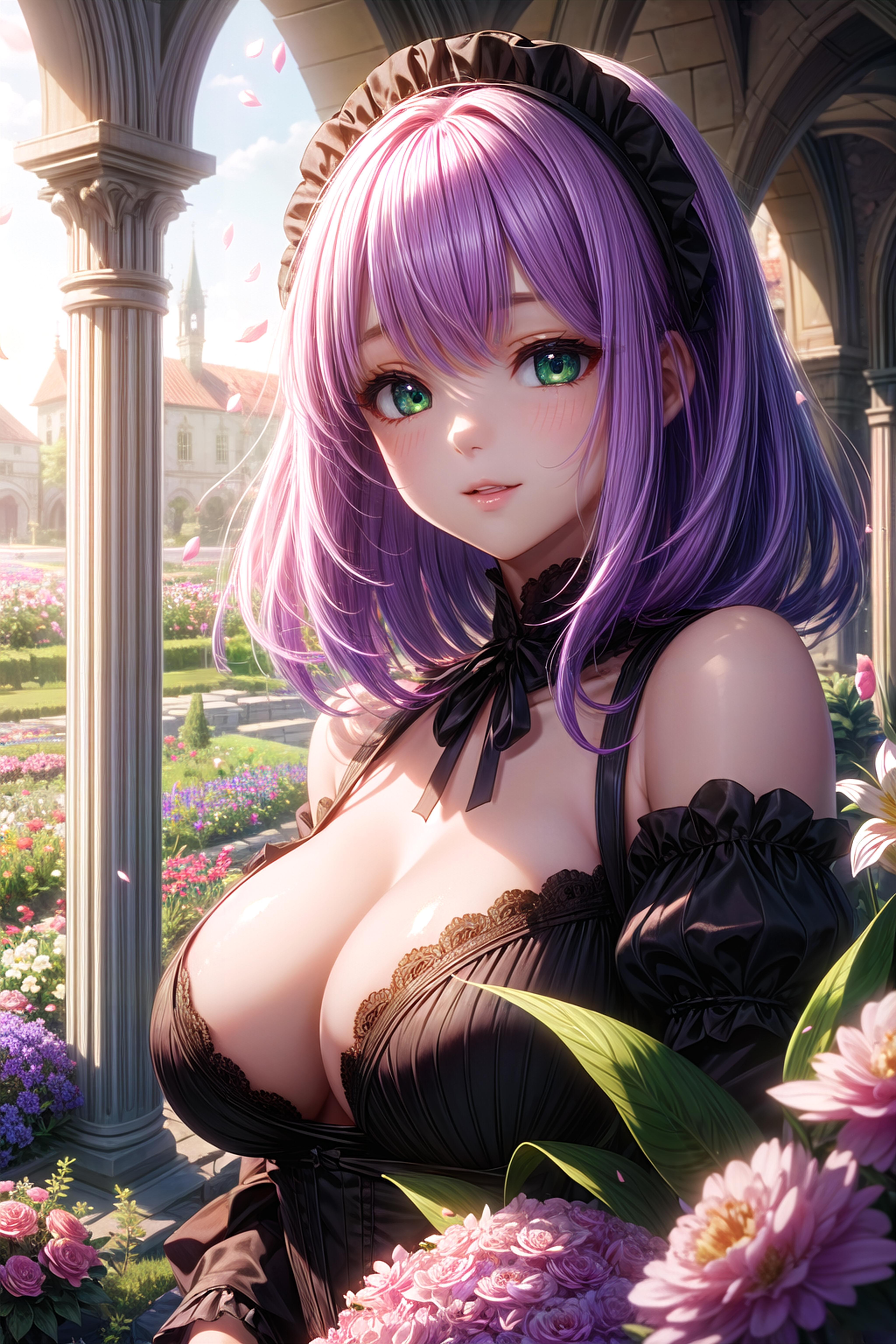 メイド服と女の子