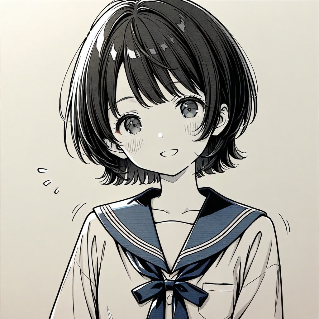 照れるキミのイラスト | の人気AIイラスト・グラビア