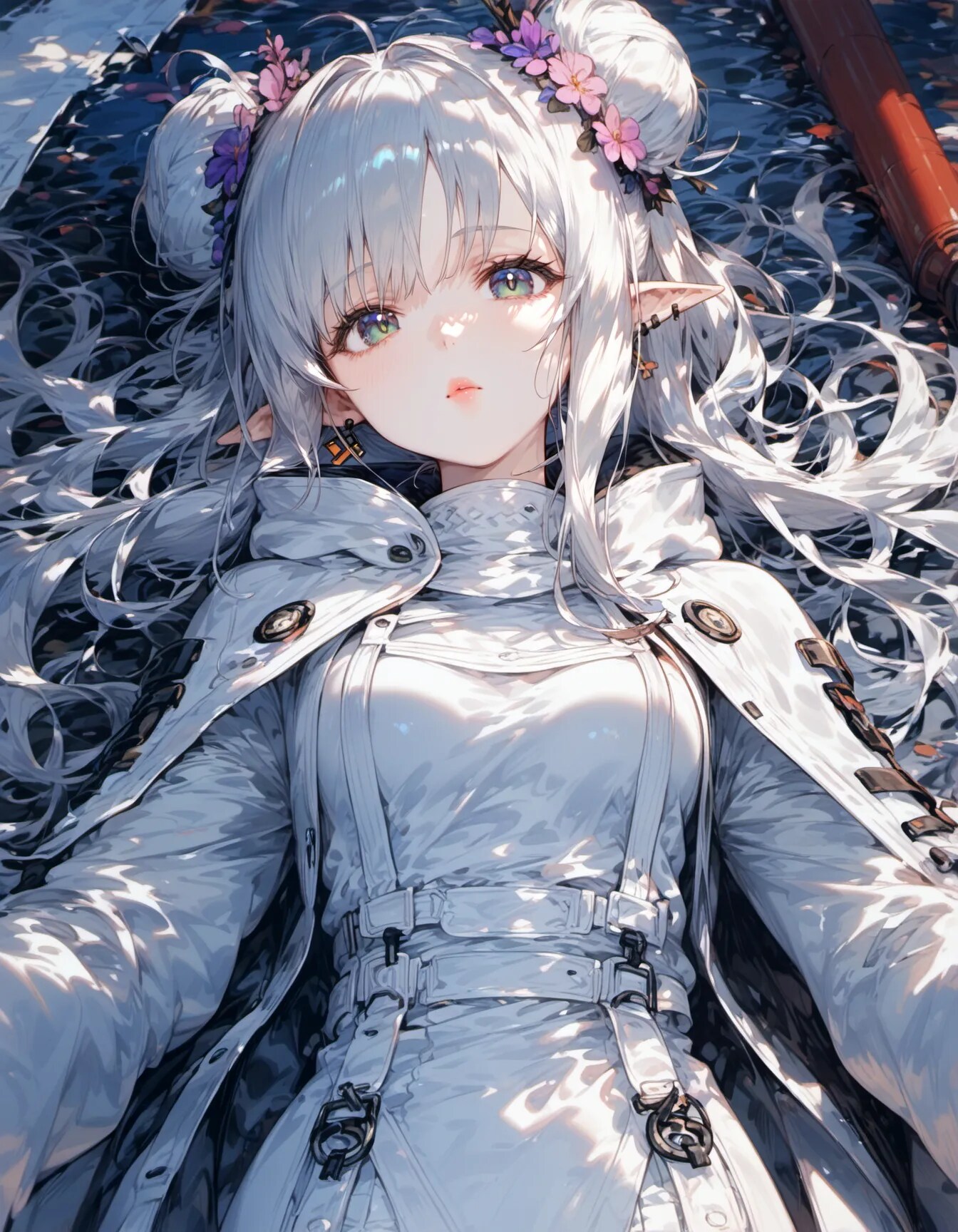 Reflections Beneath the Frozen Calm | の人気AIイラスト・グラビア
