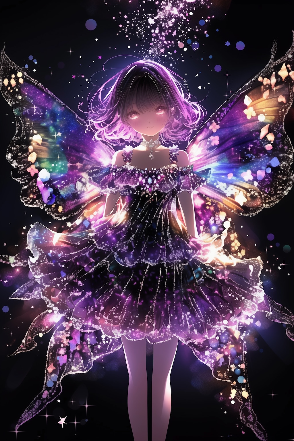 煌めきと残光を背に