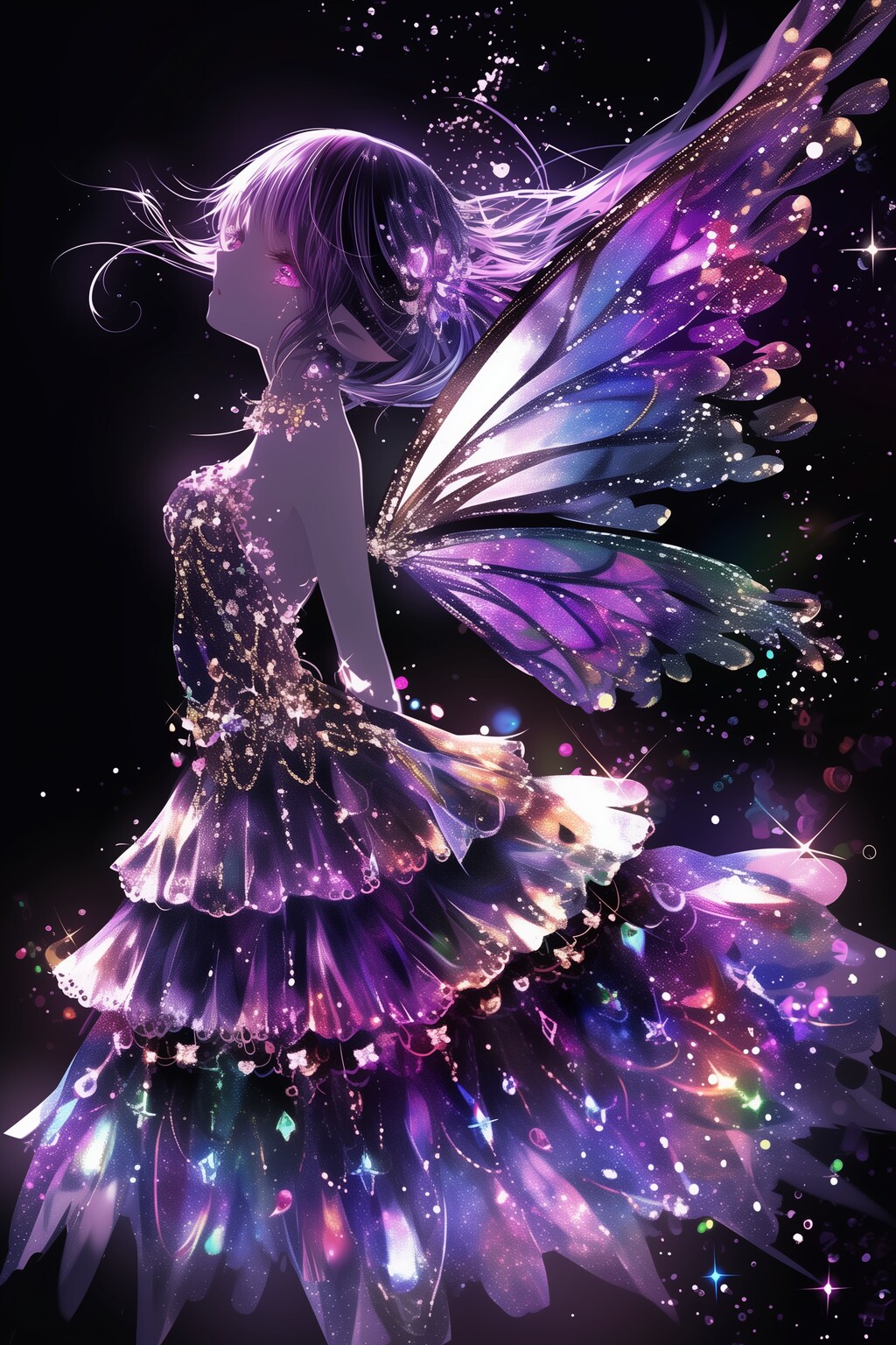 煌めきと残光を背に