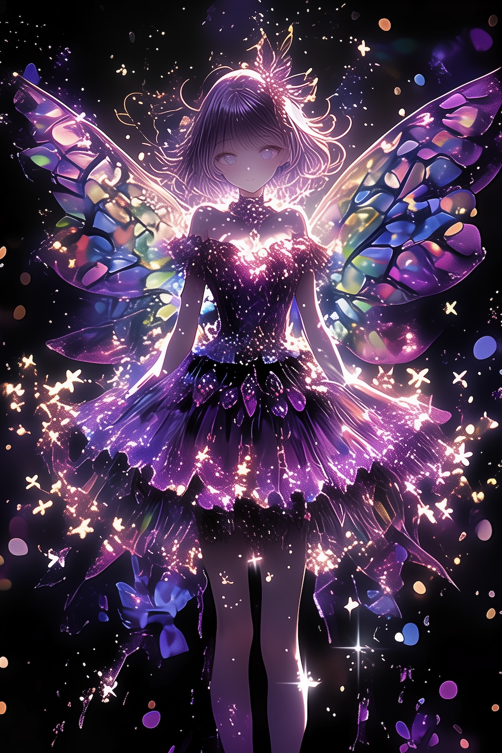 煌めきと残光を背に