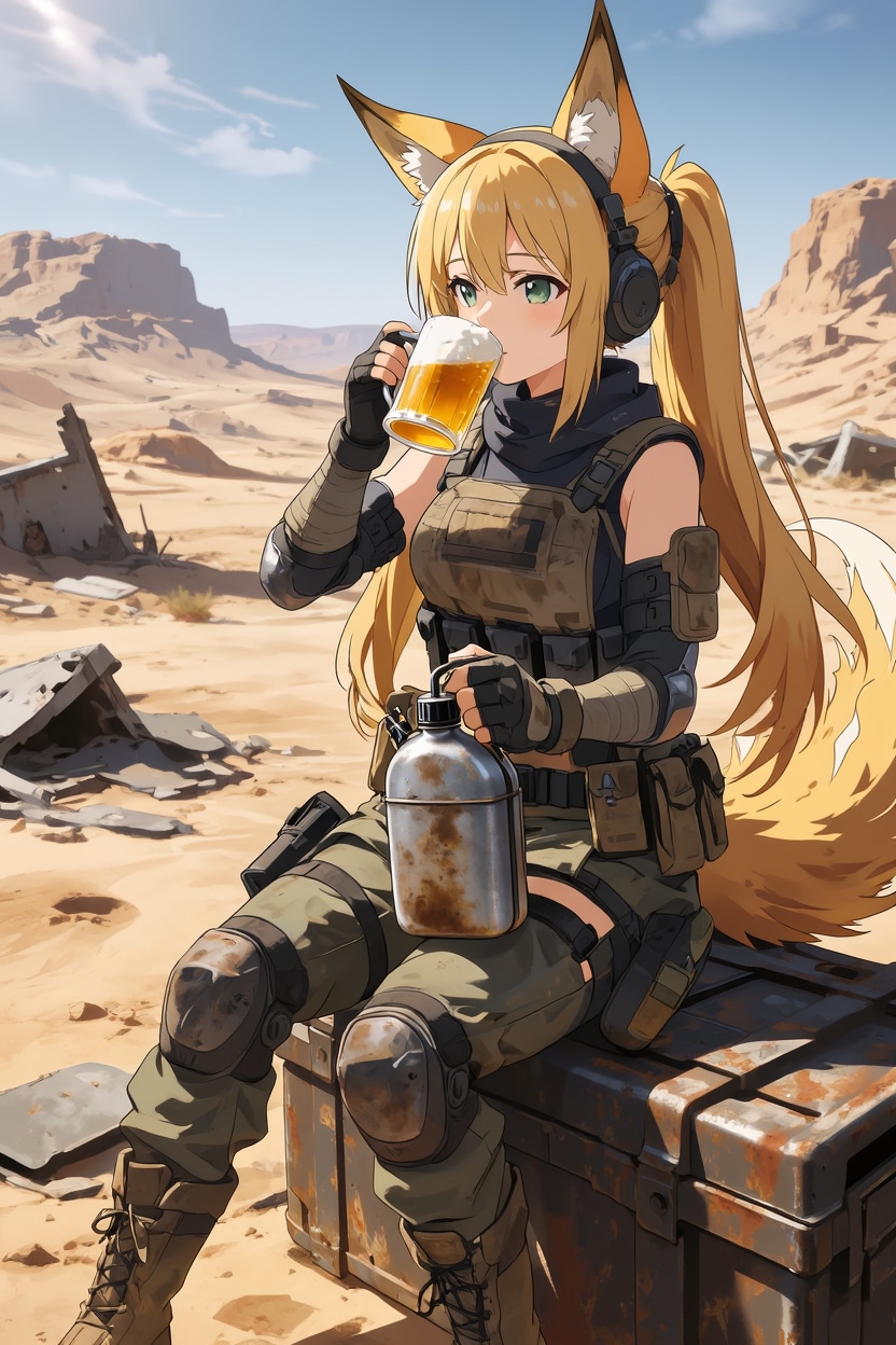 荒野のビール