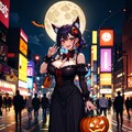 ハロウィンコスプレ　AIイラスト 4枚目