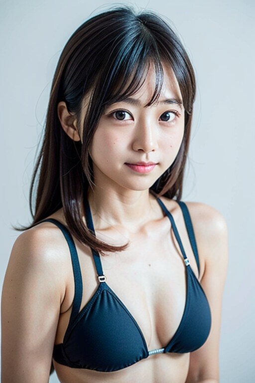 証明写真(なぜか横から)の女の子