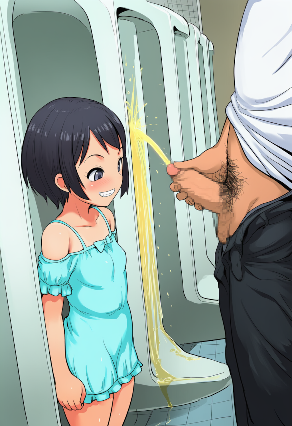 パパ、でっかいねえチンコ！