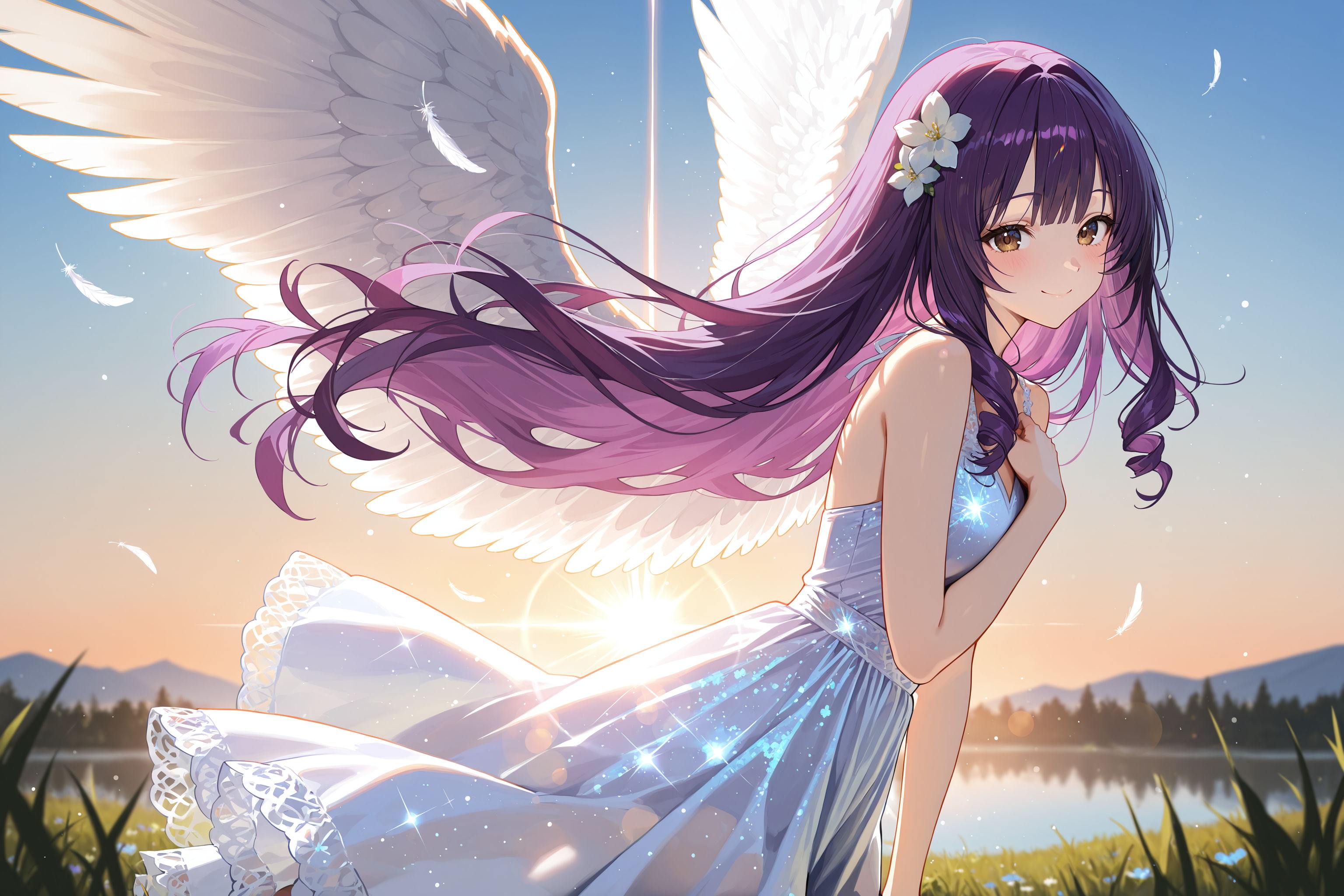 天使さん頑張ります（ウリエルさん） | の人気AIイラスト・グラビア