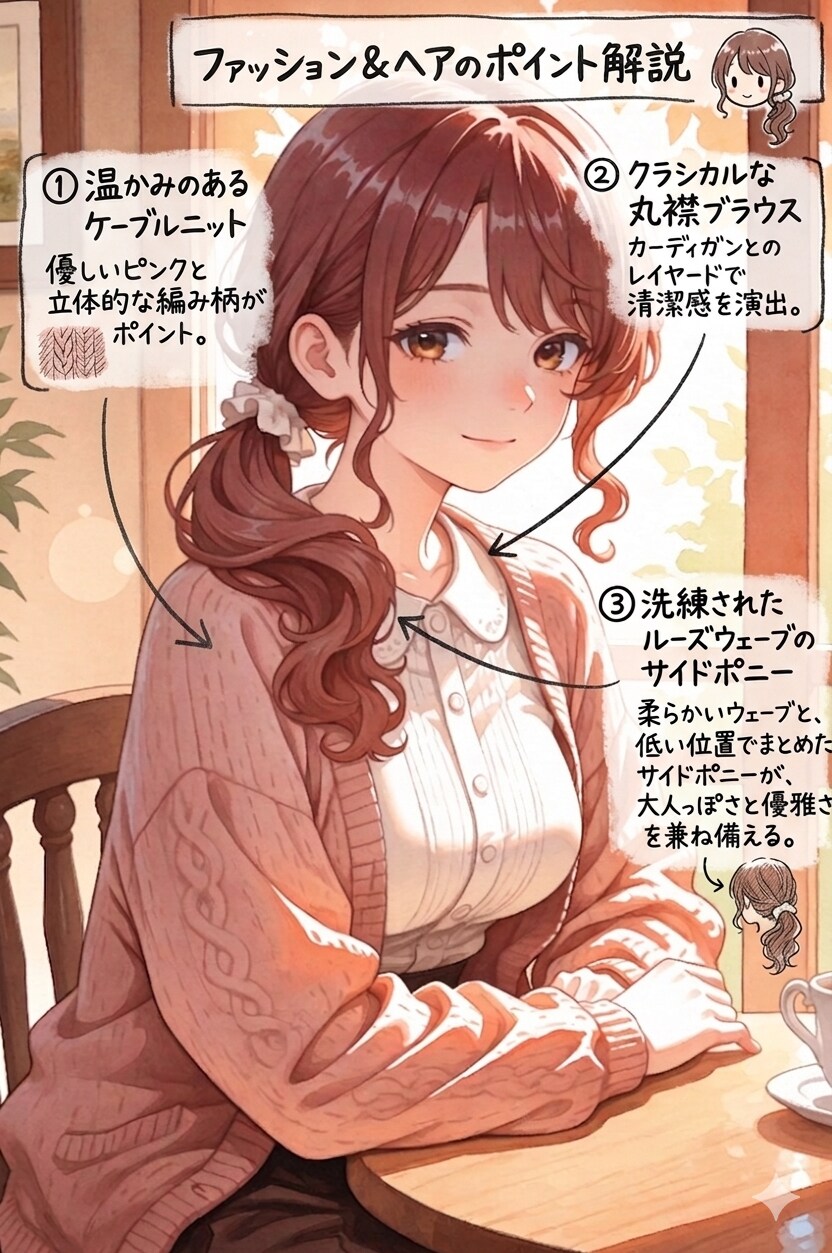 ゆるふわ女子のファッション解説