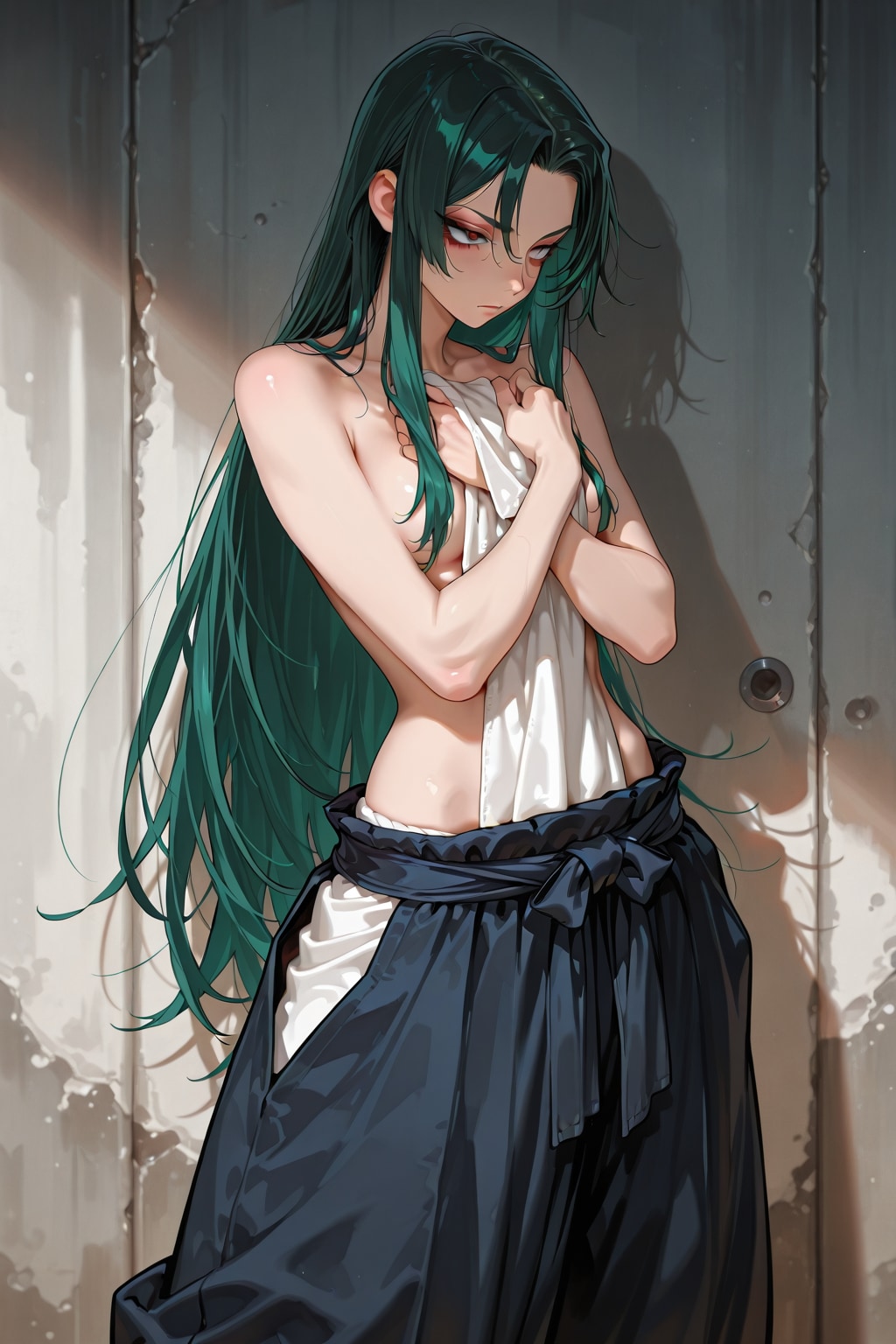 恥ずかしげなヤンキー娘
