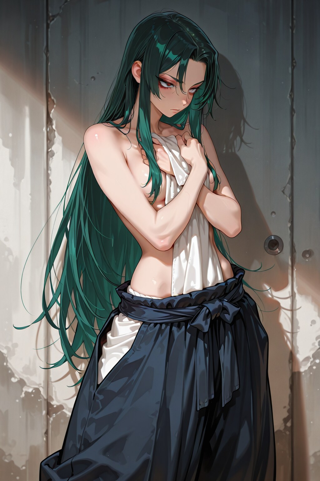 恥ずかしげなヤンキー娘